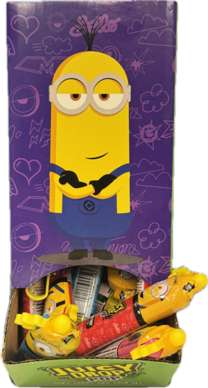 Minions Juicy Drop Pop Candy & Sour Gel 24ct